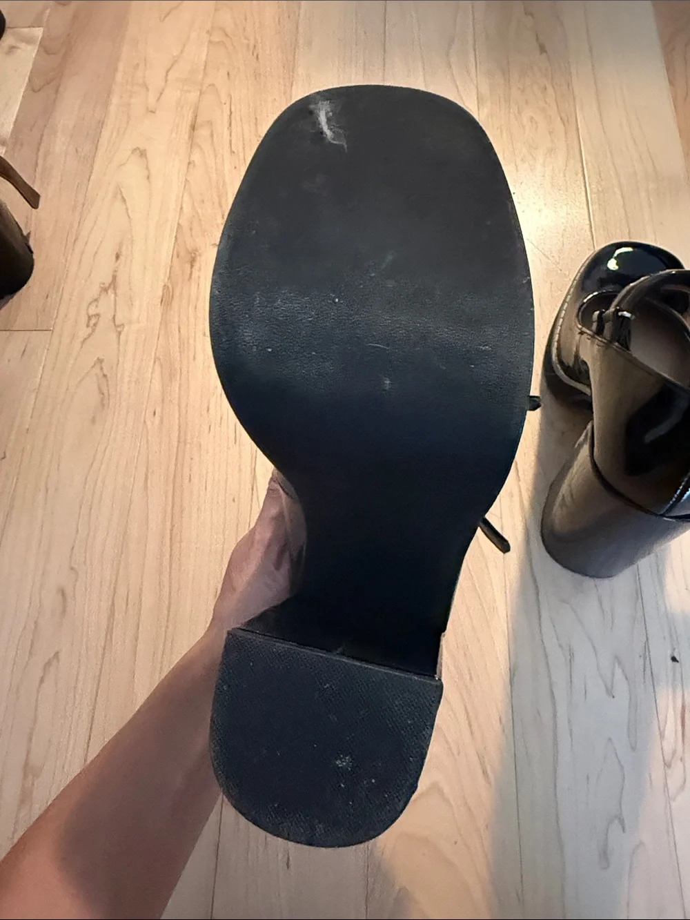 Steve Madden glossy black